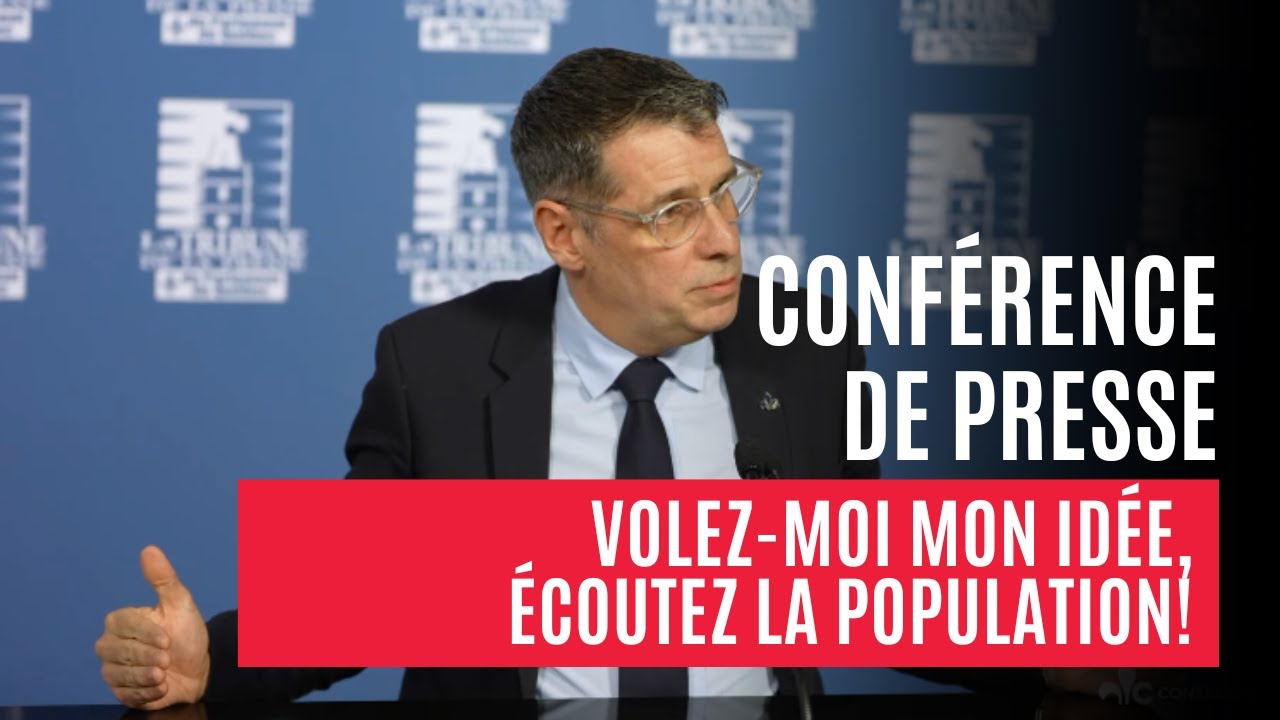 Duhaime à Drainville : « Volez-moi mon idée, écoutez la population! »