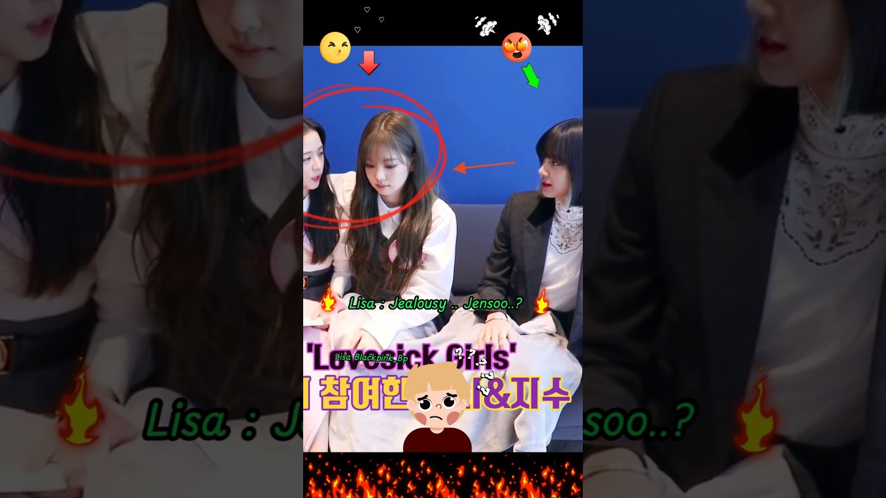 LISA 🤣 Dissatisfied & Jealousy with Jensoo..? 🤣 2025 #edit #jenlisa #jealousy