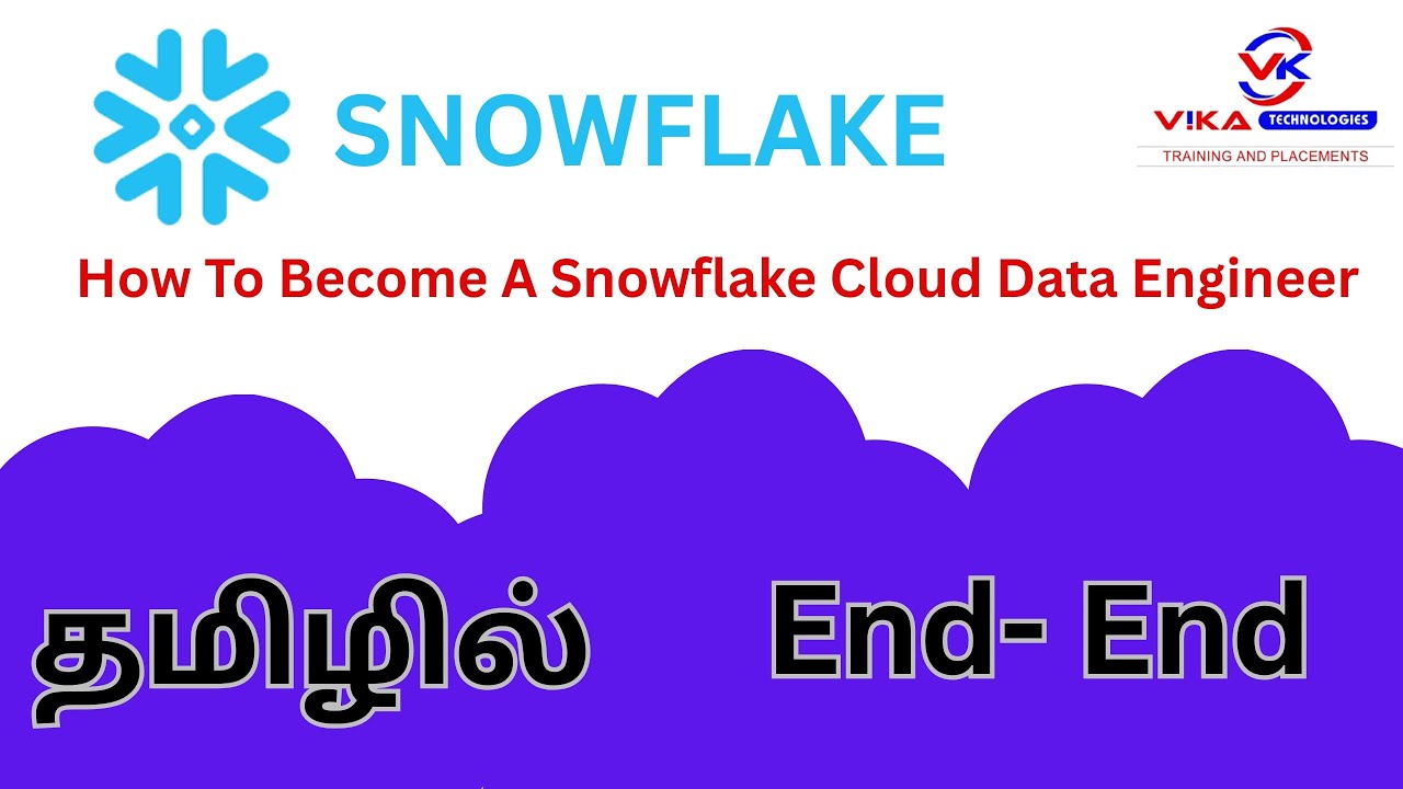 Snowflake Demo in Tamil 💻 | Why Snowflake | Who should study Snowflake| what is Snowflake | Tamil