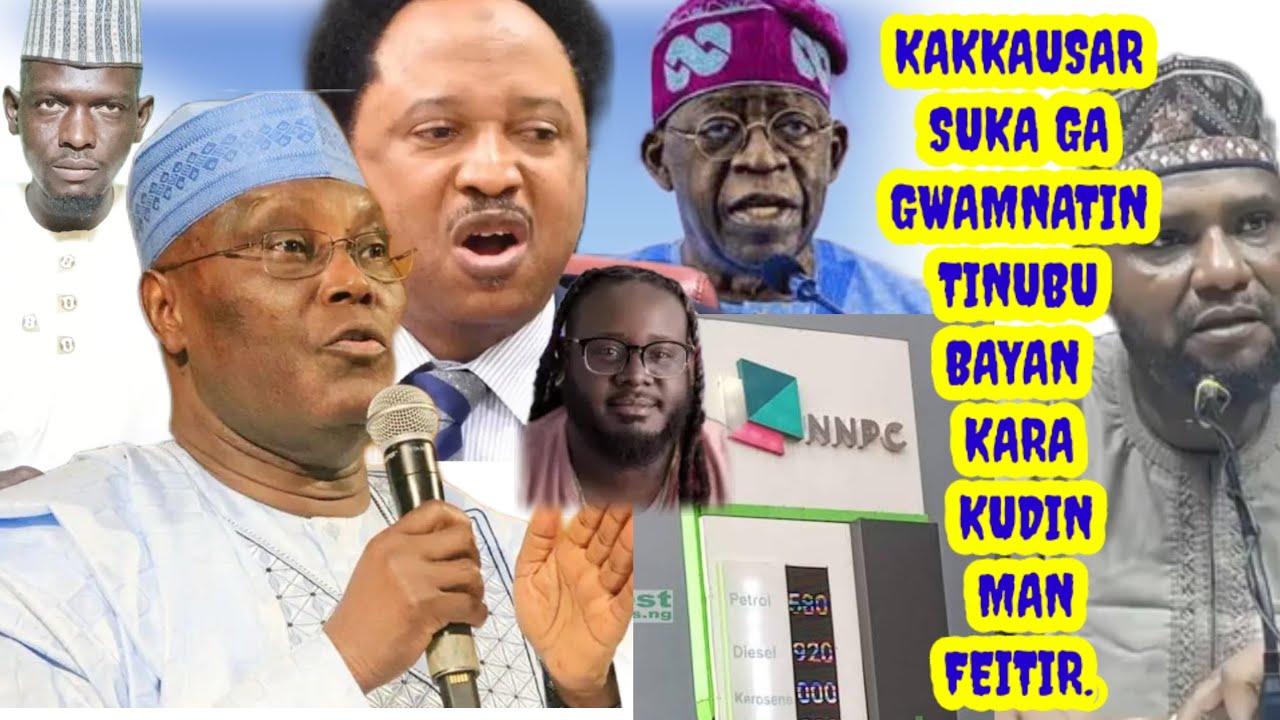 Kakkausan martani ga gwamnatin tinubu kan kara kudin man fetir atiku da sanata shshu sani.