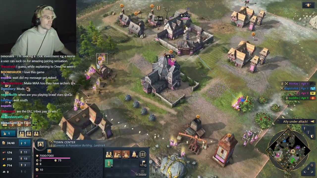 xQc Plays AGE OF EMPIRES IV (Ep 12)