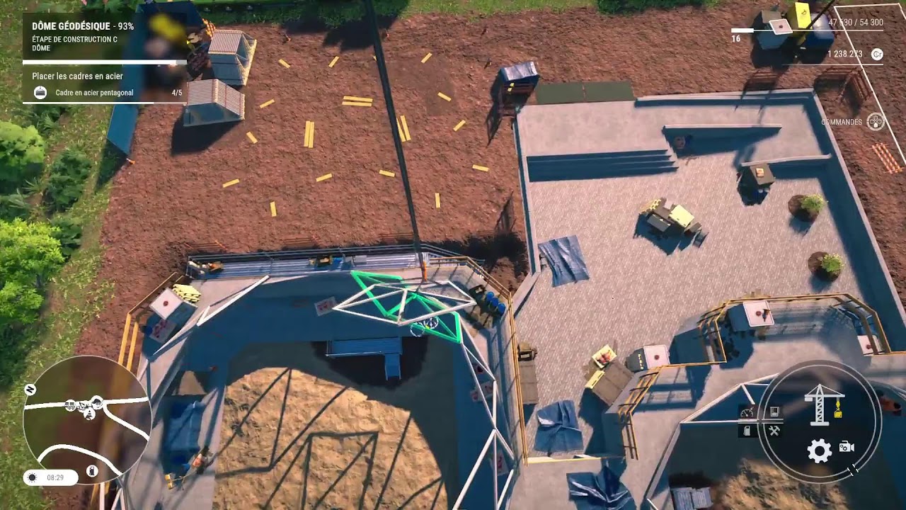 Construction Simulator /dôme géodésique 🤩