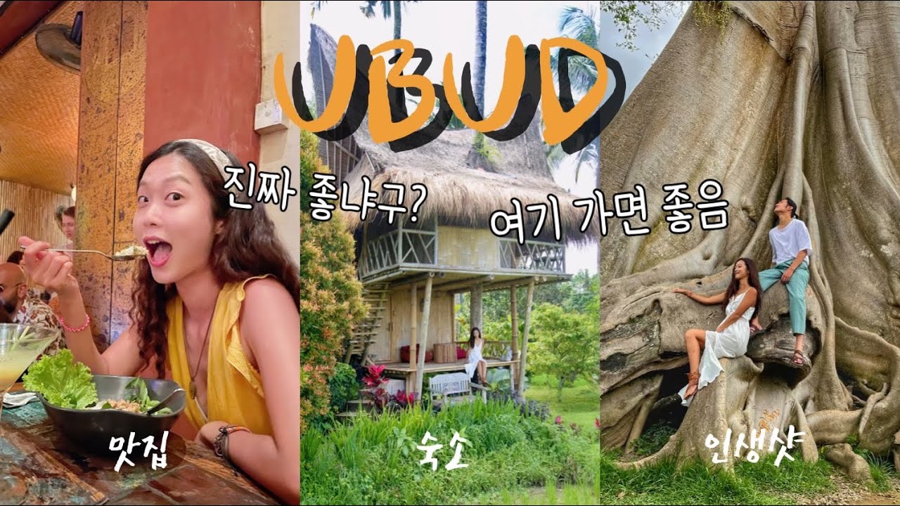 한 달째 발리에 살고있는 커플이 추천하는 ❗Ubud 여행지❗ (무조건 가줘야 함) 맛집 & 숙소 & 히든 인생샷 스팟 [발리 한달살기 우붓 ep.1]