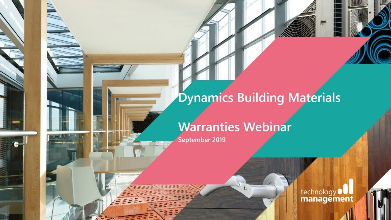 Enhance your warranty and service management processes with Microsoft Dynamics Building Materials