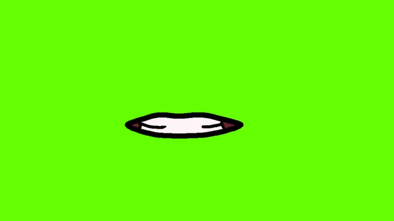Mouth Animation Video on Green Screen by Mr.Greeny
