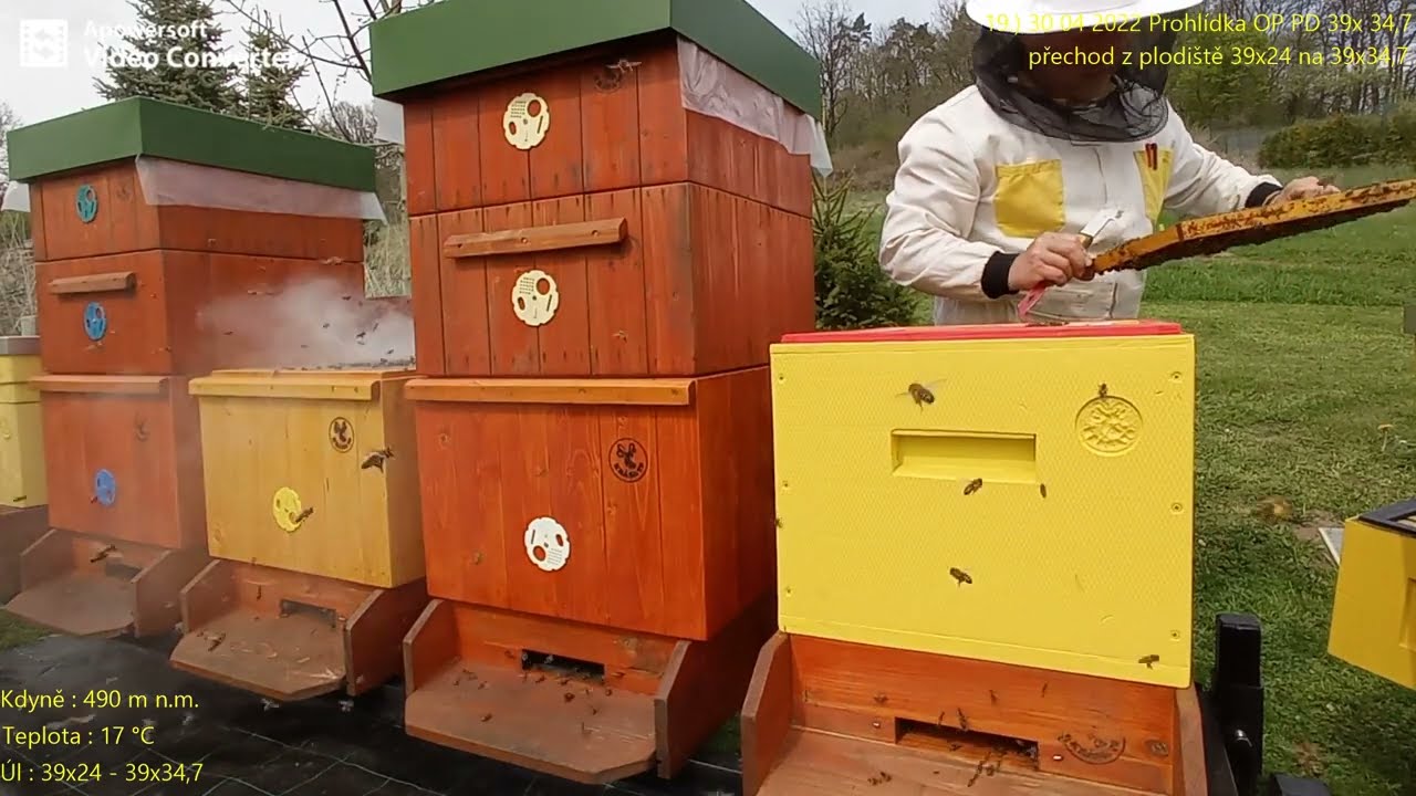 19.) 22 - 30 04 2022 - Prohlídka OP PD 39x34,7 a medníků 39x24, přeložení plodiště 39x24 na 39x34,7