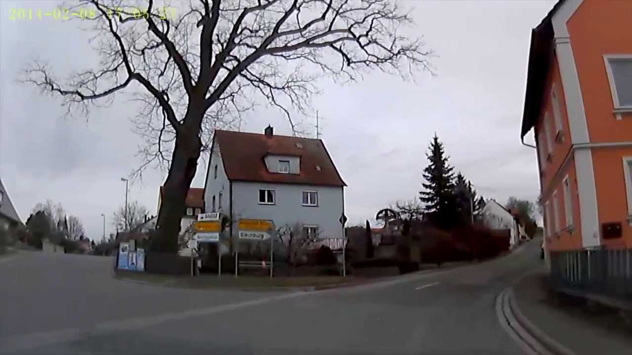 D: Scheßlitz, Landkreis Bamberg. Ortsdurchfahrt Richtung Giechburg. Februar 2014