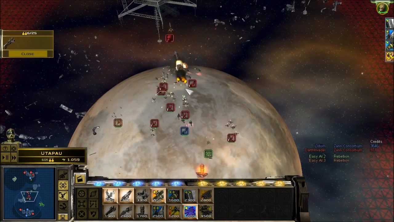 Star Wars Empire At War Forces Of Corruption Consortium Gameplay 1 Space Multiplayer