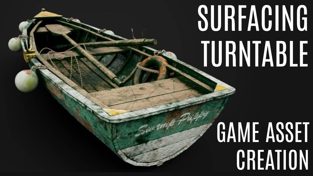 SWAMPY BOAT SURFACING | GAME ASSET CREATION
