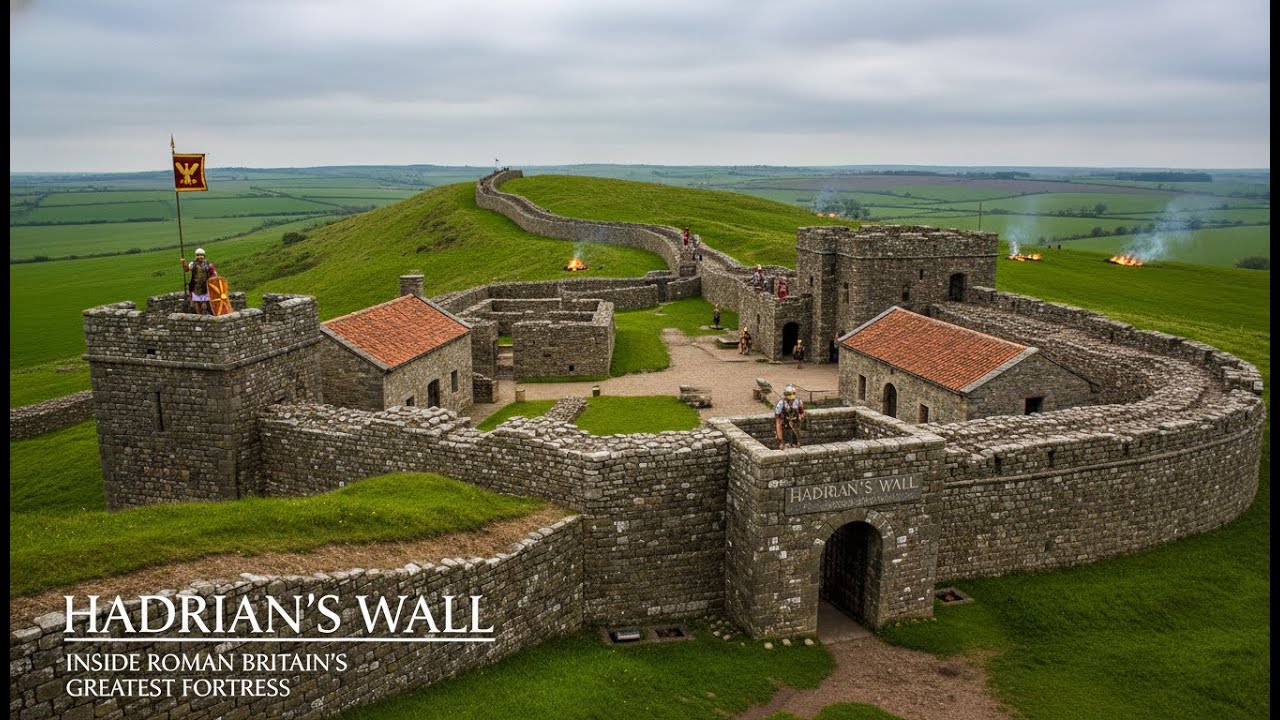 Hadrian's Wall AI Reconstruction  Inside Roman Britain's Greatest Fortress