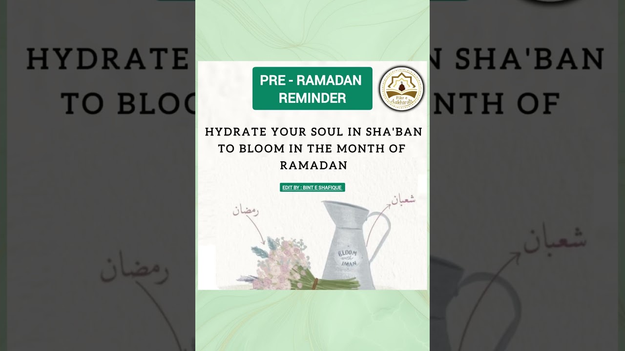 ✨Ramadan Reminder! Hydrate Your Soul 