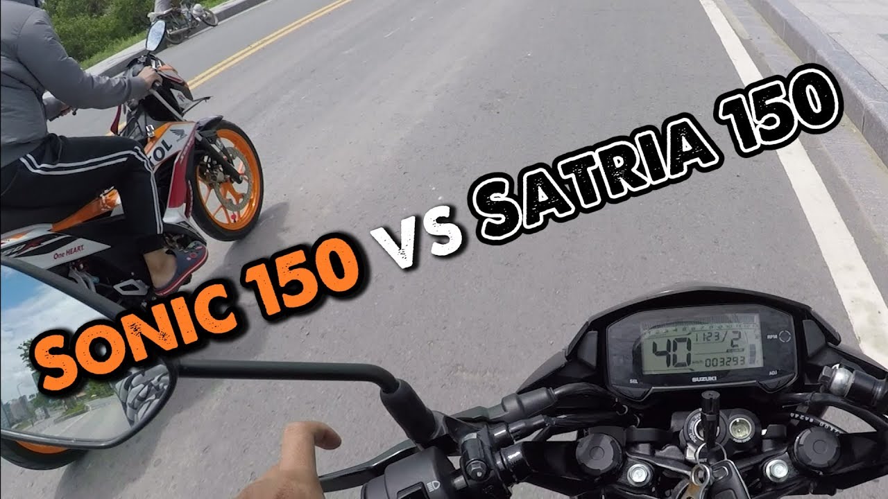 Sonic 150 vs Satria 150 vs Winner 150 - Test speed 2 chiếc Hyper Underbone HOT nhất | MinC Motovlog