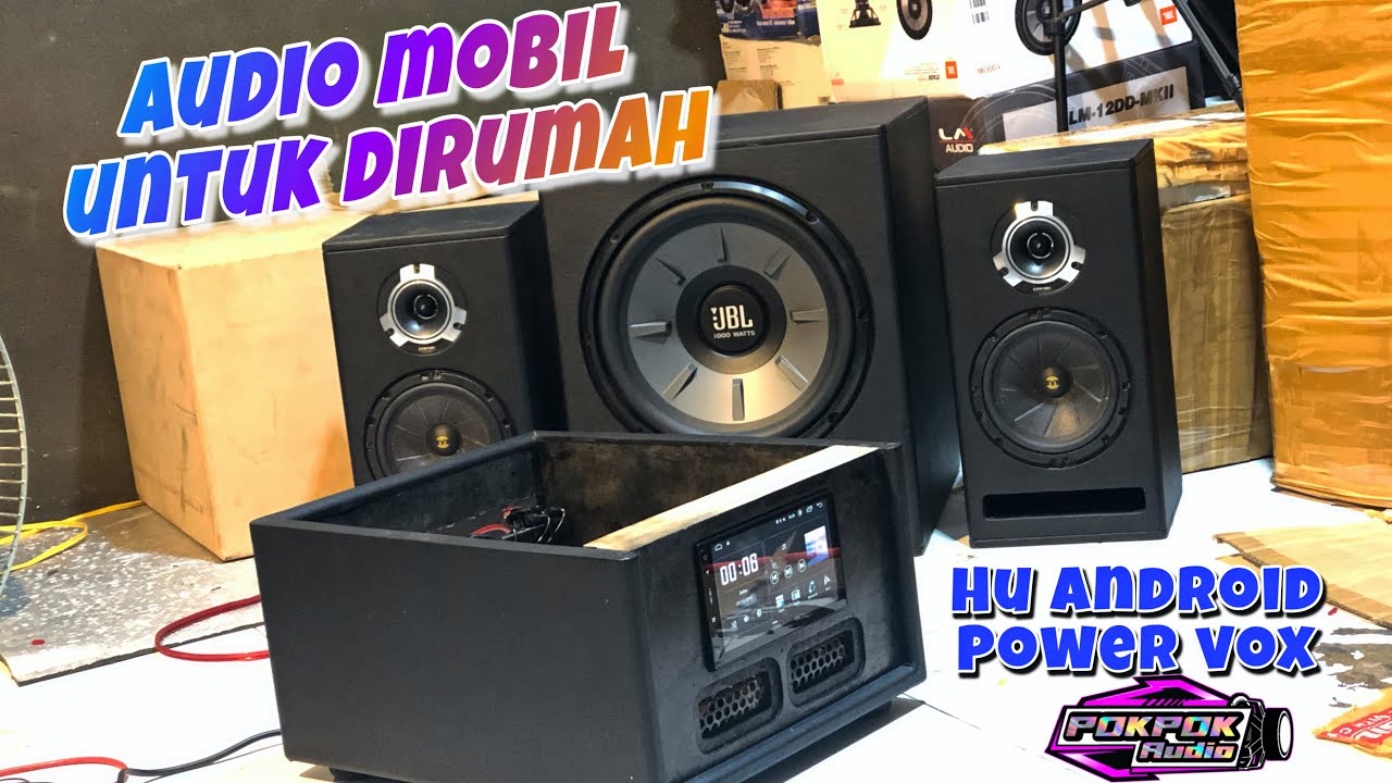 ROMBAK instalasi audio EX mobil,,Rakit untuk di rumah //proses rakit dan tess suaranya