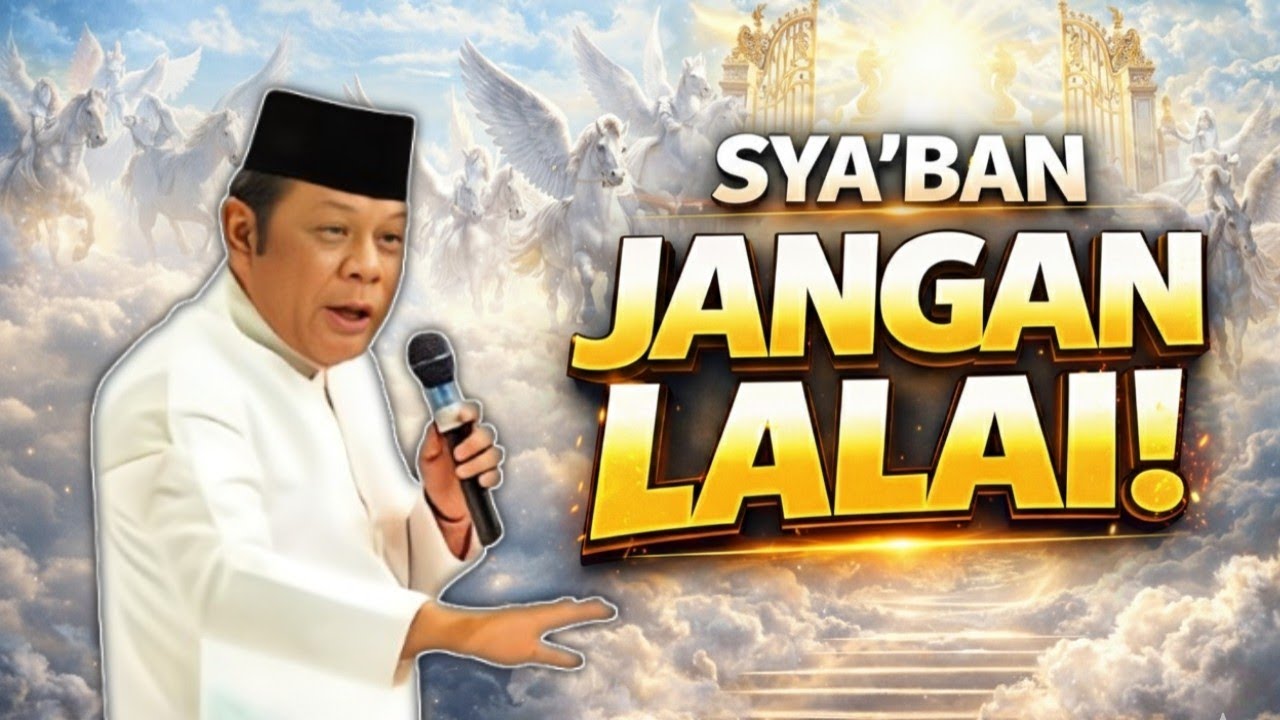 BULAN PENENTUAN  SEBELUM RAMADHAN, JANGAN SAMPAI  KITA LALAI | KH ZAINUDDIN MZ