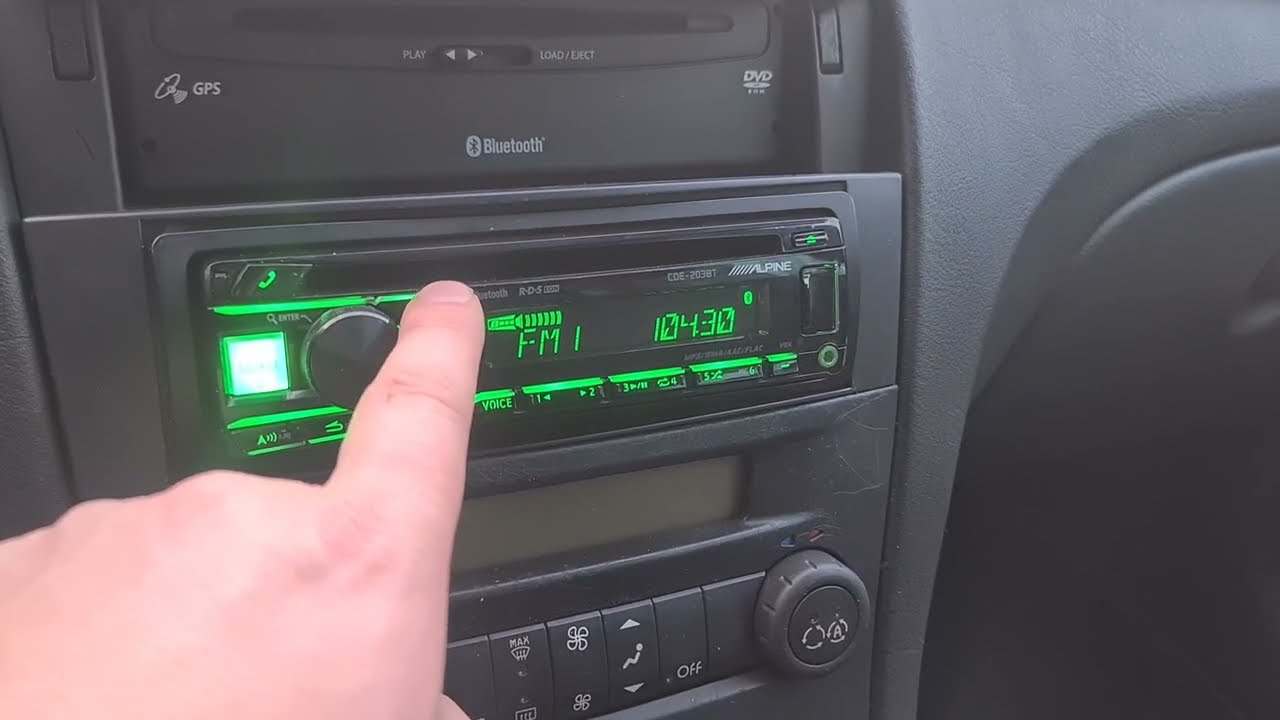 Radio Bandscan FM okolice Łowicza Polska Alpine CDE-203BT