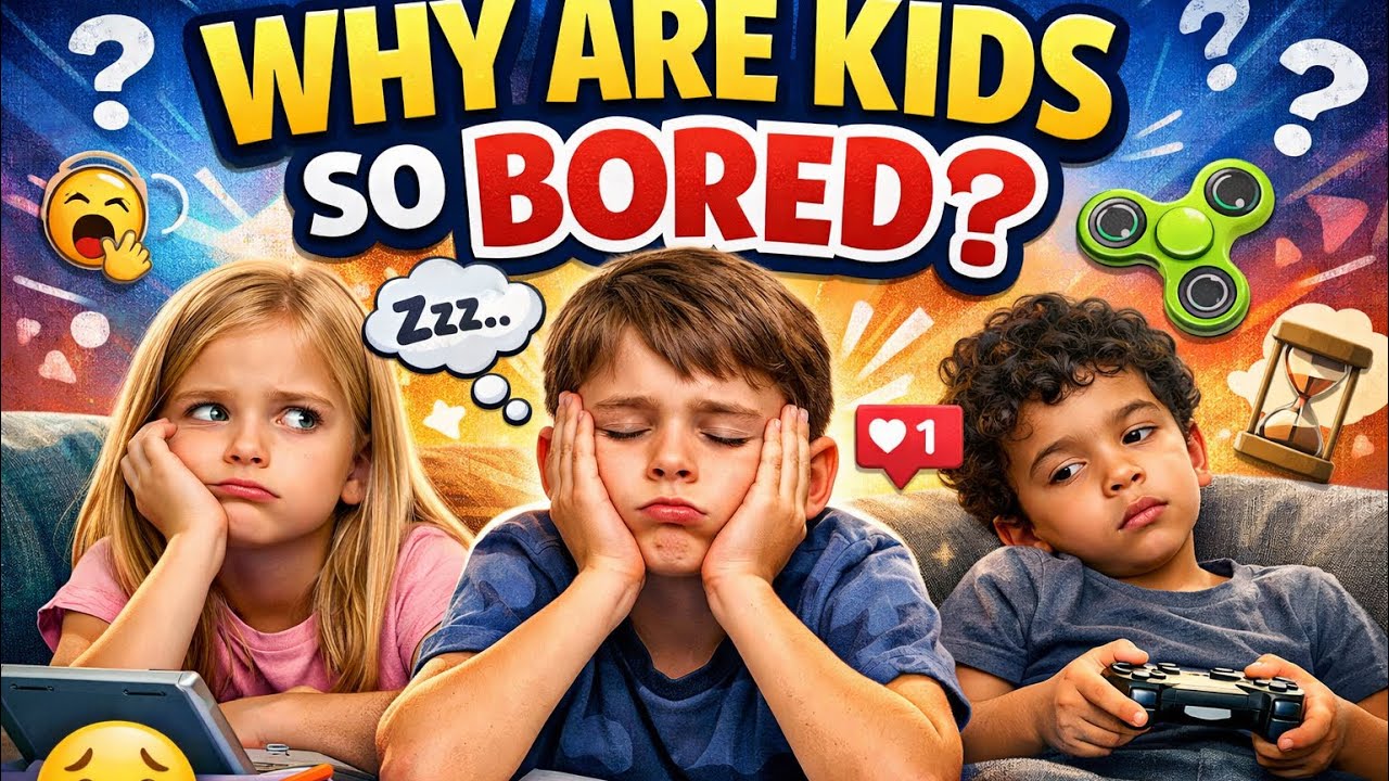WHY kids feel bored….. JAB unke pass sab kuch available hota hai ?