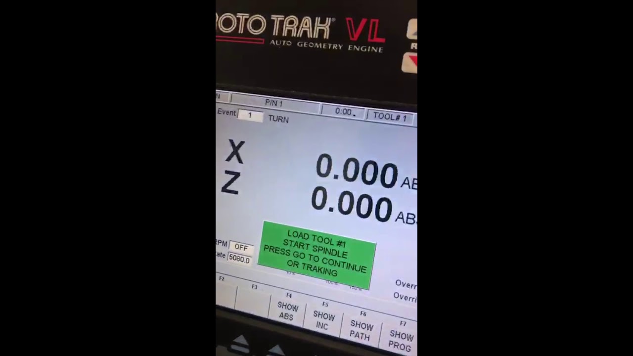 XYZ Proto Turn BL555 Centre Lathe (2005). With Proto Trak VL Control