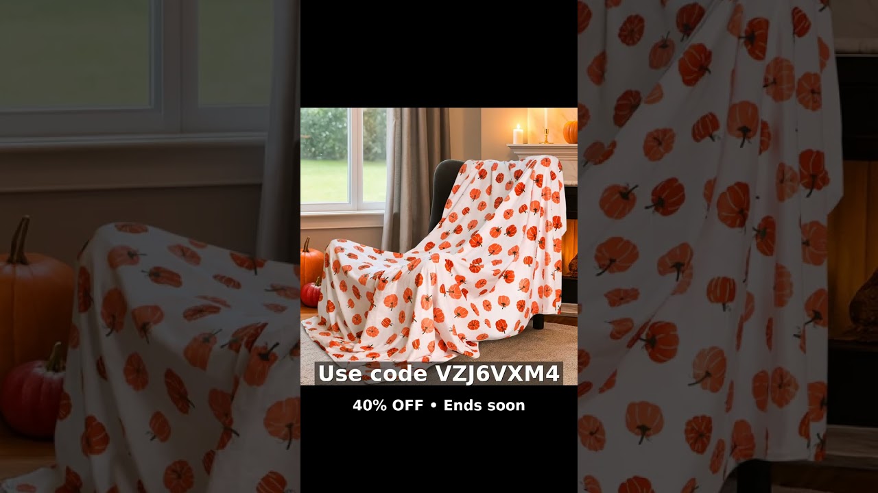 HITIME Cozy Blanket Printed Throw Halloween Collection - 300 GSM Fleece Blanket for Home…