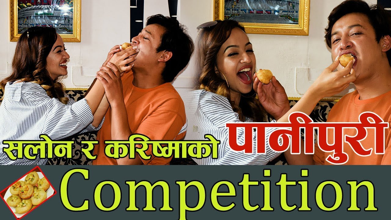 सलोन र करिश्मा को पानिपुरि Challenge  || Mero Show || salon basnet/karishma shrestha