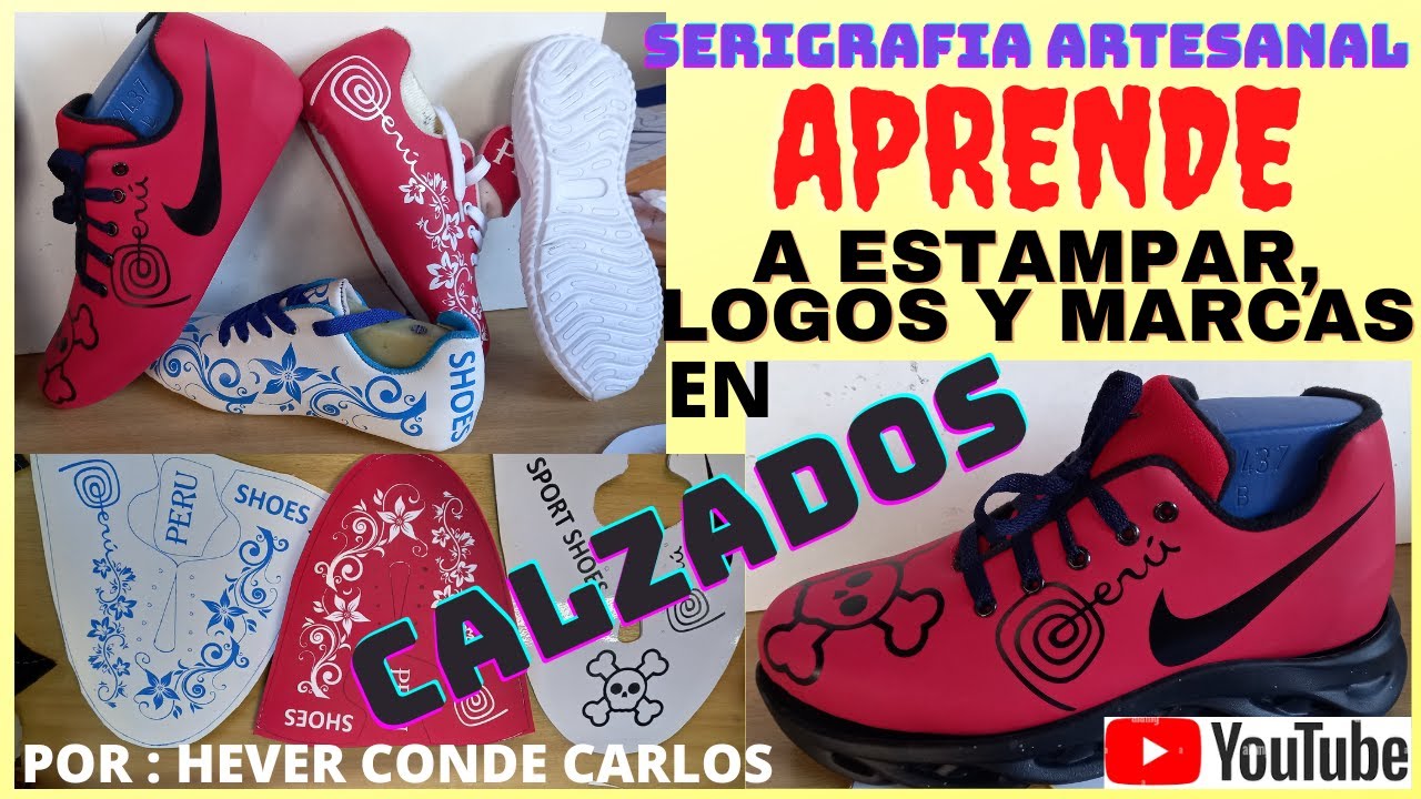 SERIGRAFIA ARTESANAL EN CALZADOS-