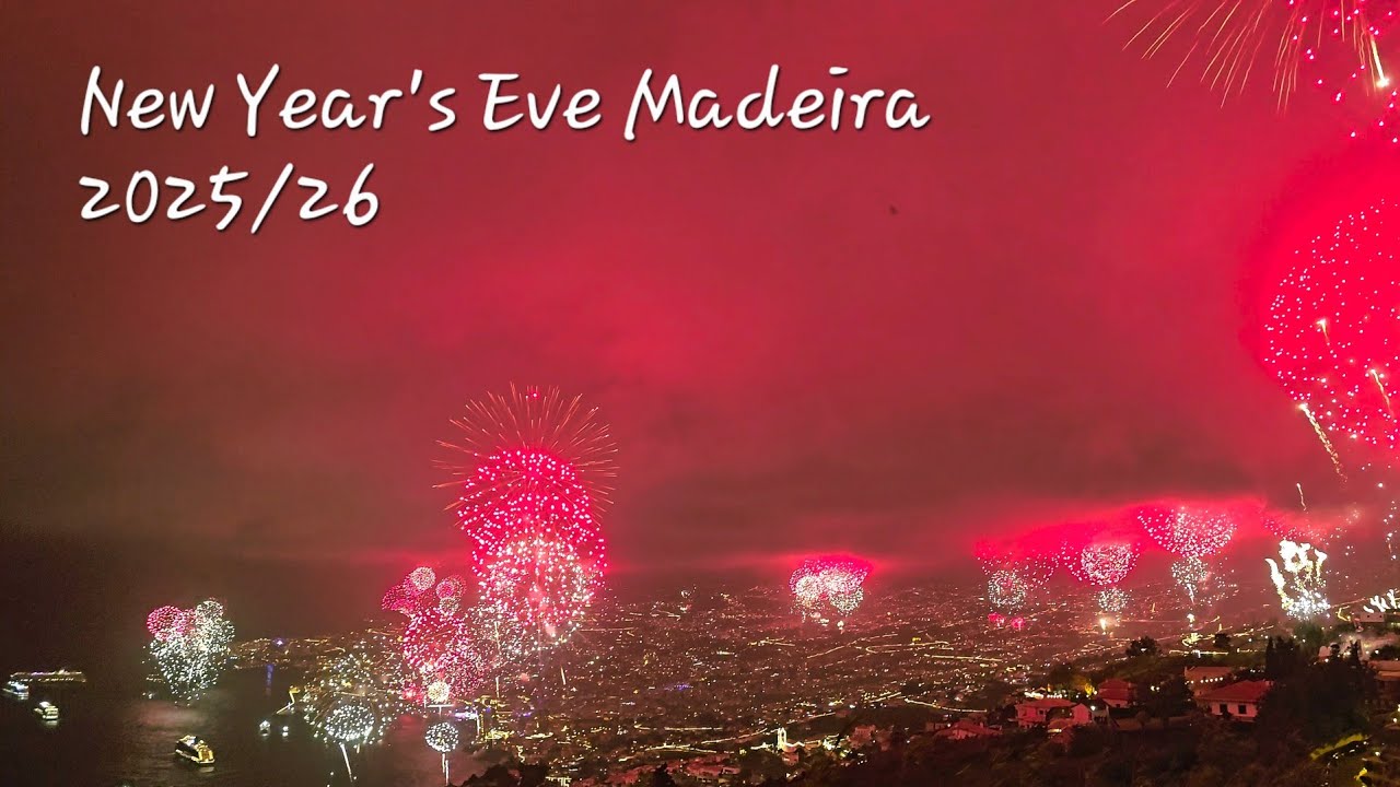 Madeira New Years Eve 25/26 View 4K UHD (Full 8 Minutes)