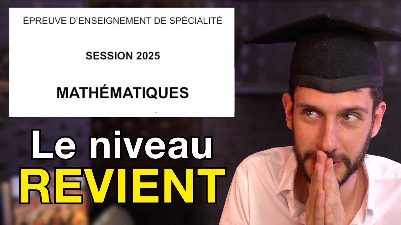 Un PROF AGREGÉ analyse le sujet avec moi ! La tier list du bac maths 2025 évolue