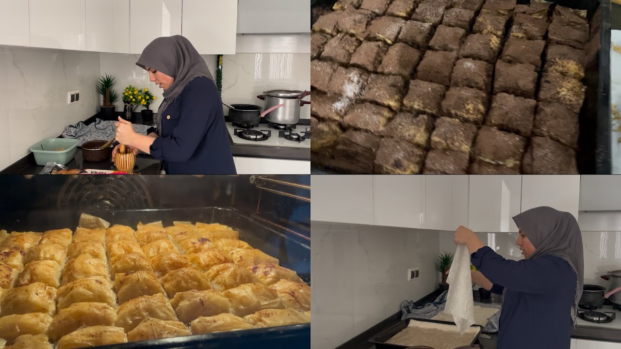 RAMAZANIN SON GÜNLERİNDE SON DAVETİMİZ✅İLK DEFA DENEDİM⁉️SOĞUK BAKLAVA YAPTIM👍MANGAL GÜNÜMÜZ👍