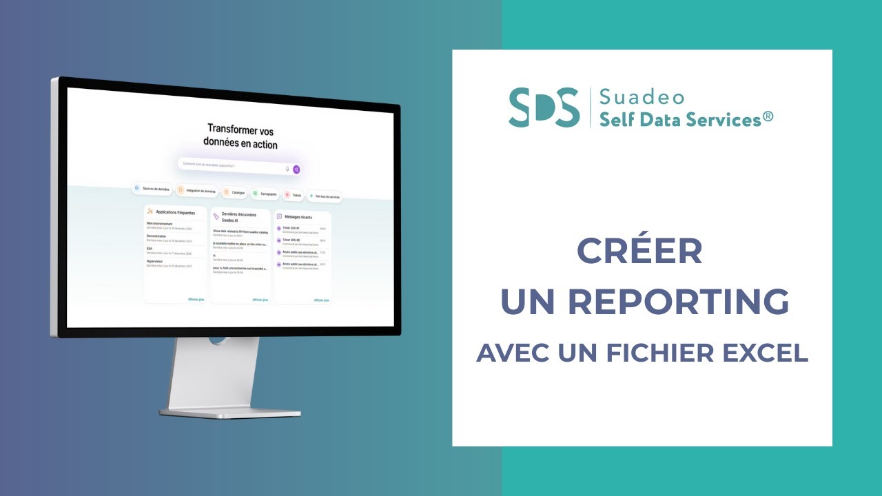 Créer un reporting à partir d'un fichier Excel