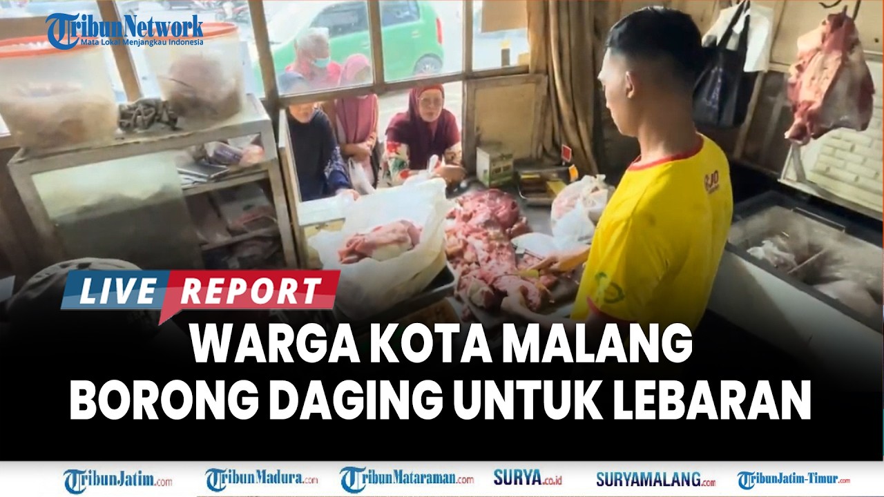 🔴HARI KE 12 PUASA, WARGA MULAI BORONG DAGING SAPI Untuk Kebutuhan Idul Fitri 2026 di Kota Malang