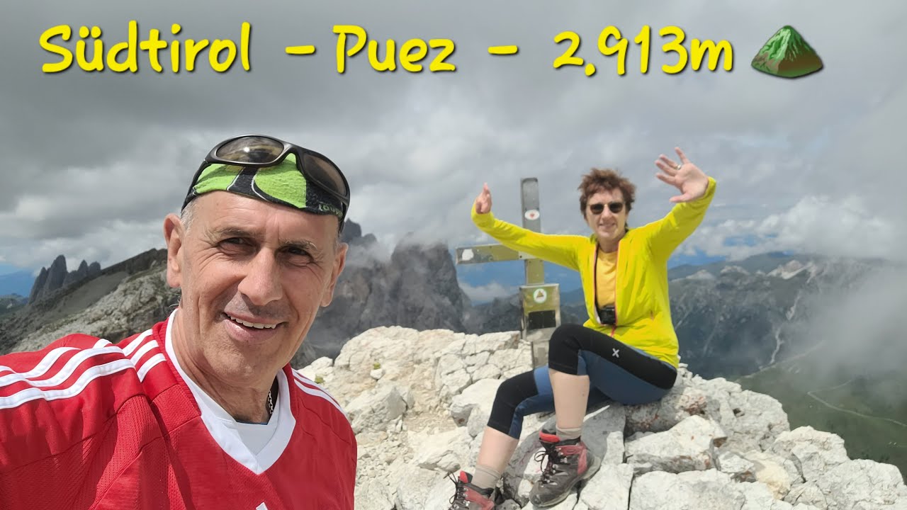 WANDERN IN DEN DOLOMITEN  2023   Auf den Puez 2.913 m   Edelweißtal