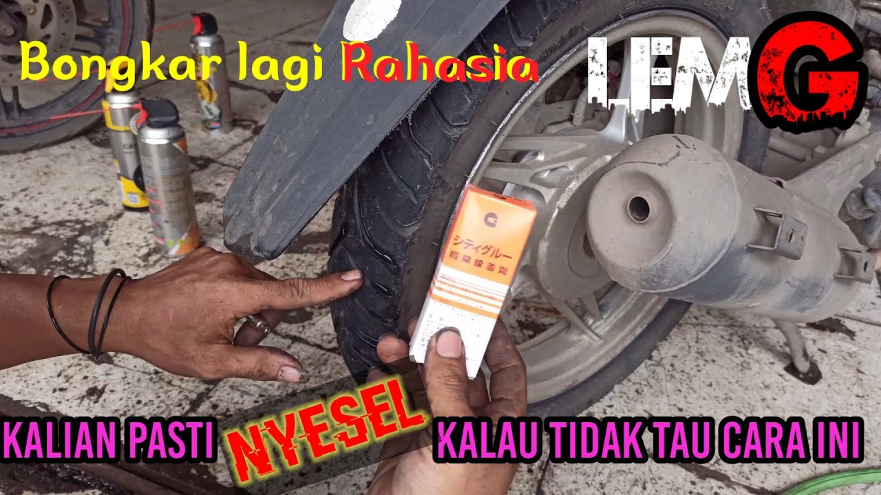 Experiment,. Tambal Ban Tubles menggunakan Lem G. Bisa praktek Sendiri di Rumah