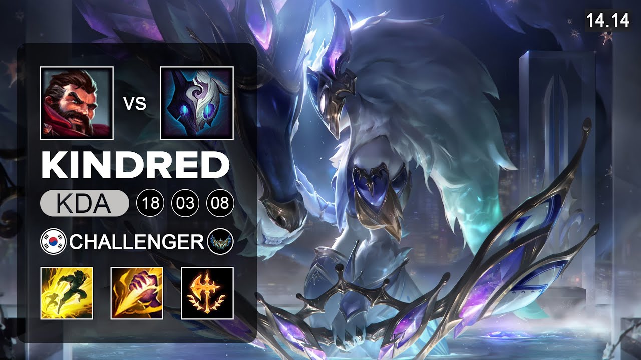 Kindred vs Graves Jungle - KR Challenger - Patch 14.14 Season 14