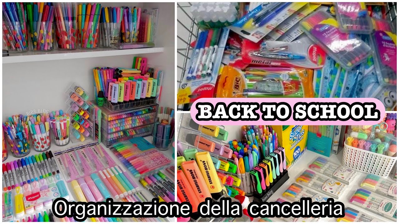 BACK TO SCHOOL ORGANIZZIAMO LA CANCELLERIA