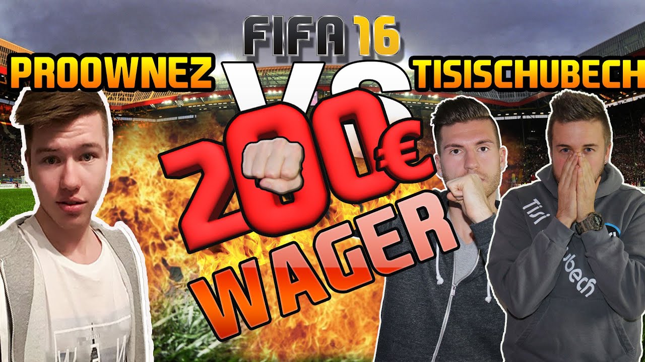 FIFA 16:  200€ Wager Match gegen Proownez ! Spannung pur !
