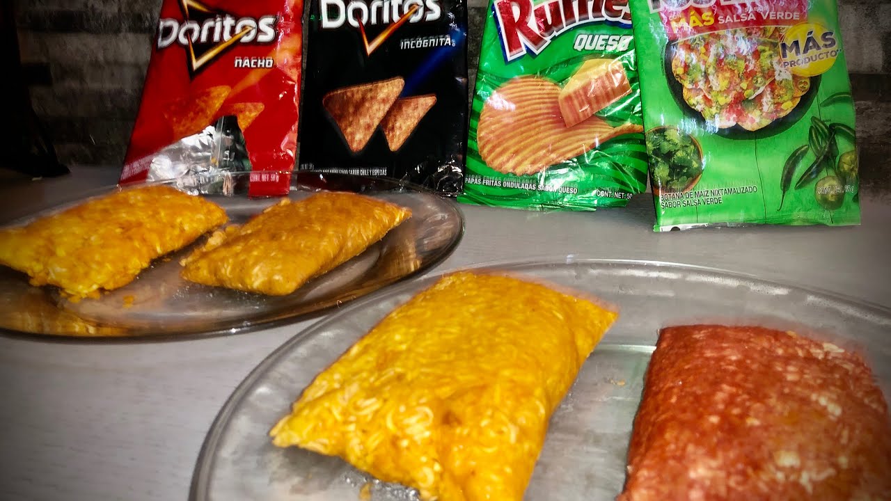 Tamal de maruchan, doritos, rufles y tostitos (receta de la cárcel)