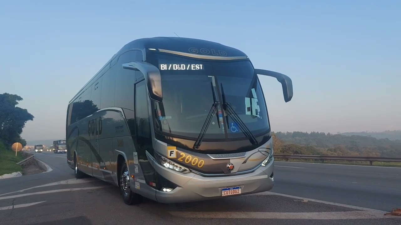 O Novo Marcopolo  Paradiso G8 da Gold Turismo ITU Sp  Prefixo 2000