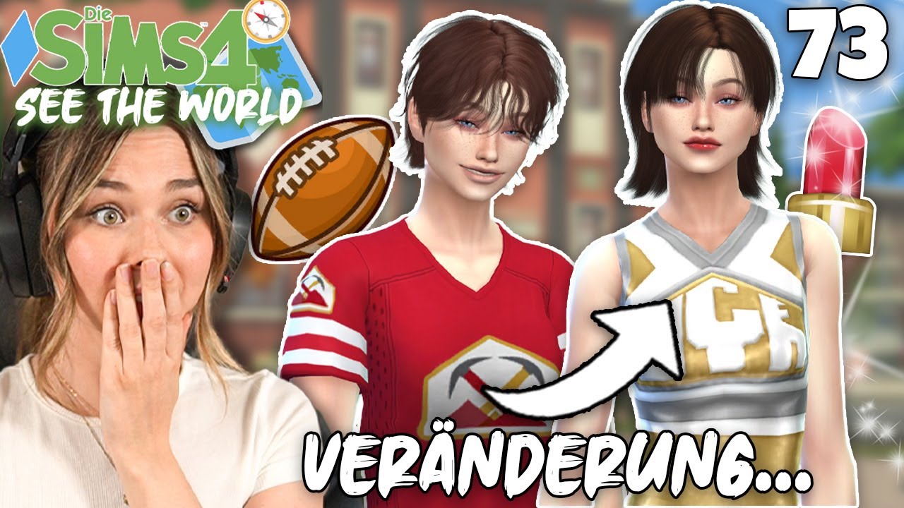 Vom SPORTY GIRL zum CHEERLEADER! 😳 - Die Sims 4 See The World Part 73 | simfinity
