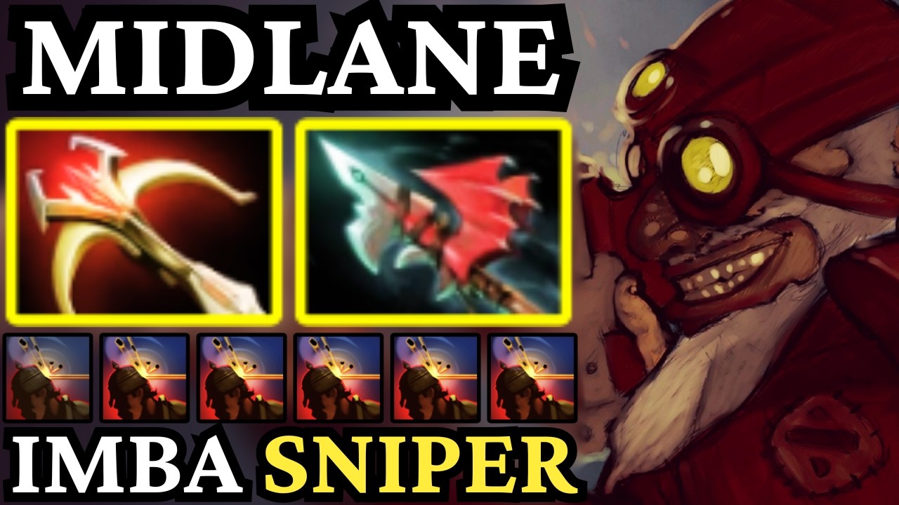 🔥 SNIPER Mid Too Strong &mdash; Take Aim & Shrapnel Destroy Every Fight! 🔥 Dota 2 Gameplay