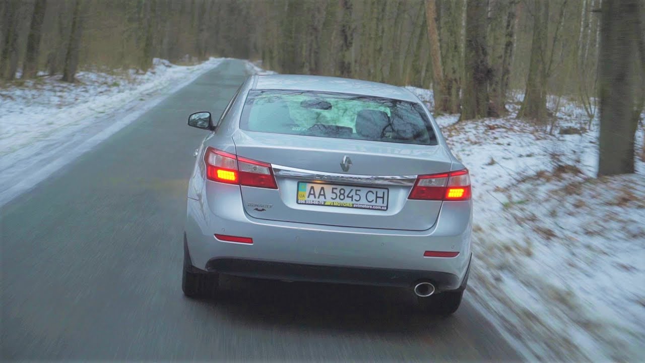 Renault Latitude.  Неплохой большой седан, который оказался никому не нужным.