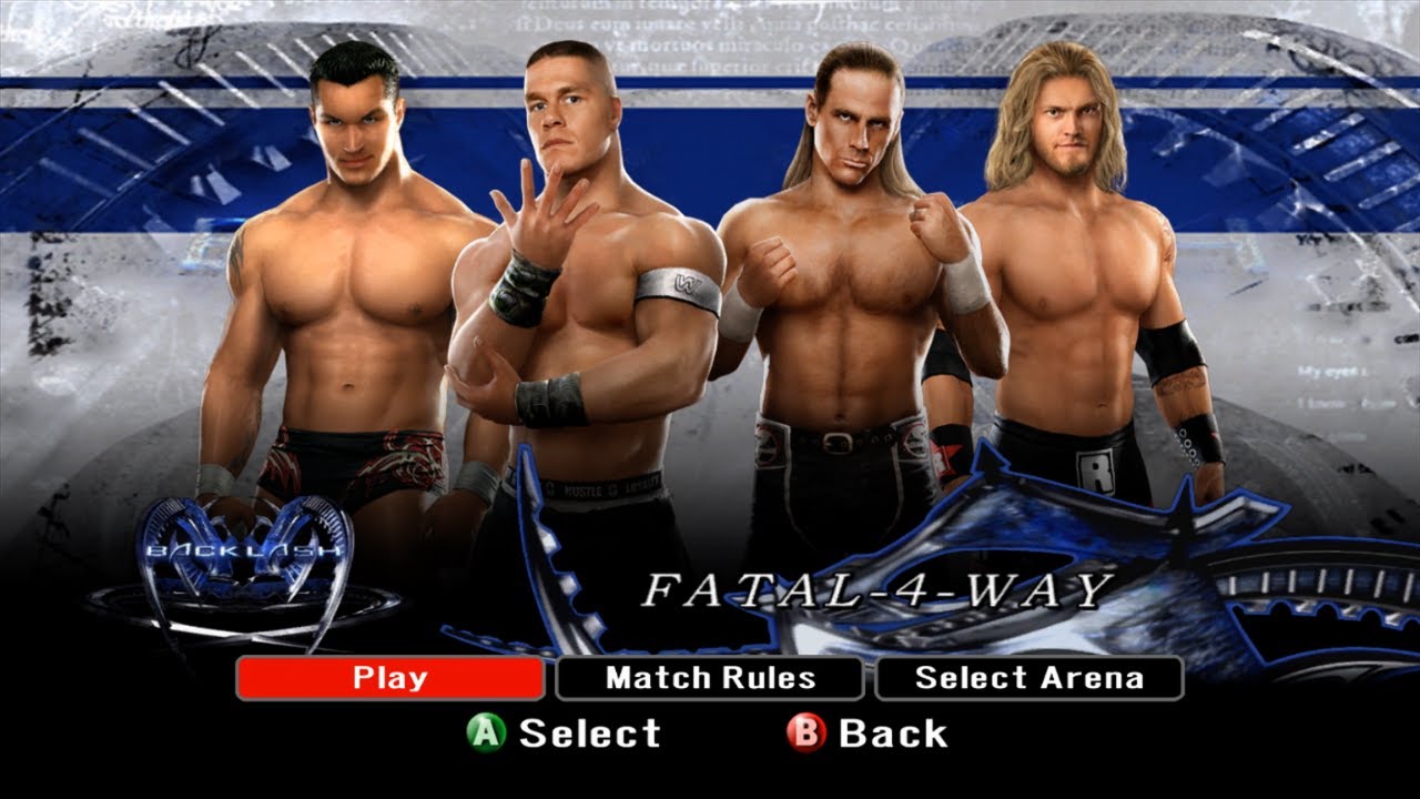 WWE SmackDown vs. RAW 2008 - Джон Сина против Шона Майклса против Рэнди Ортона против Эджа