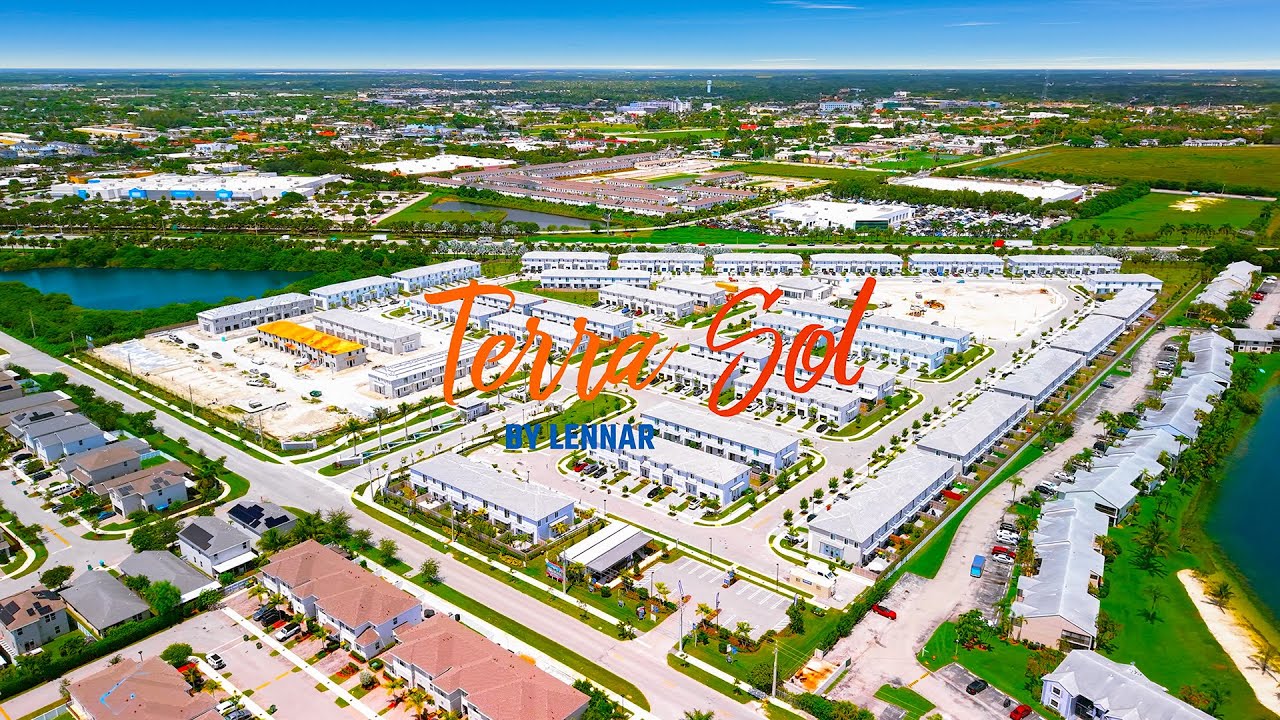 Miami Aerial Video Production for Builder Terra Sol by Lennar