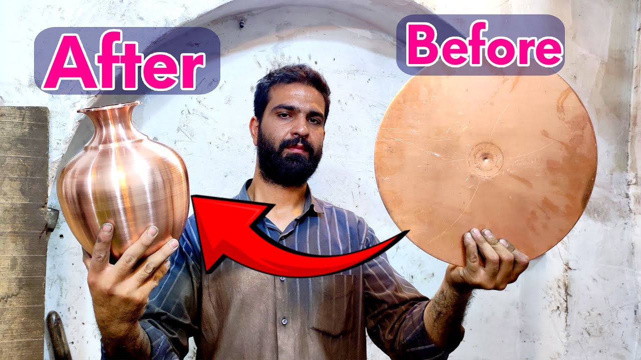 Amazing Crafts Copper Products - Turn an unused copper into a stunning vase