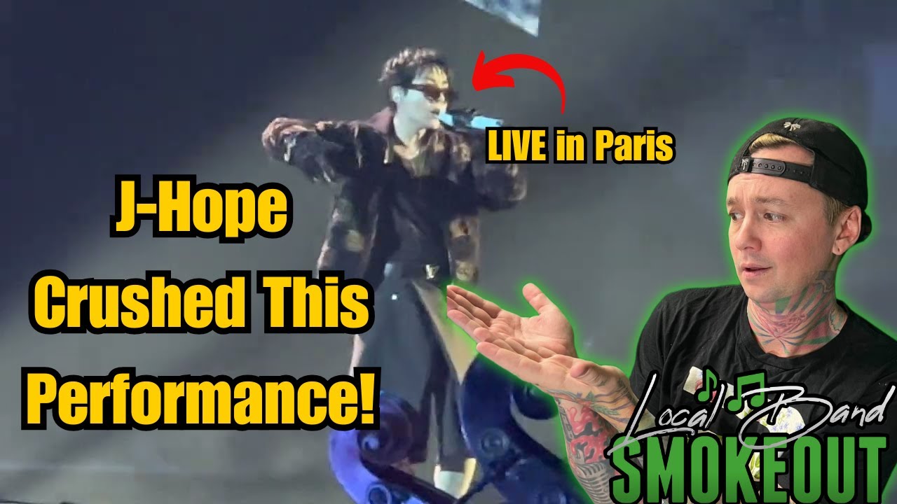 J-Hope - LIVE at Le Gala Des Pieces Paris ( Reaction ) ON THE STREET / MORE / MIC DROP