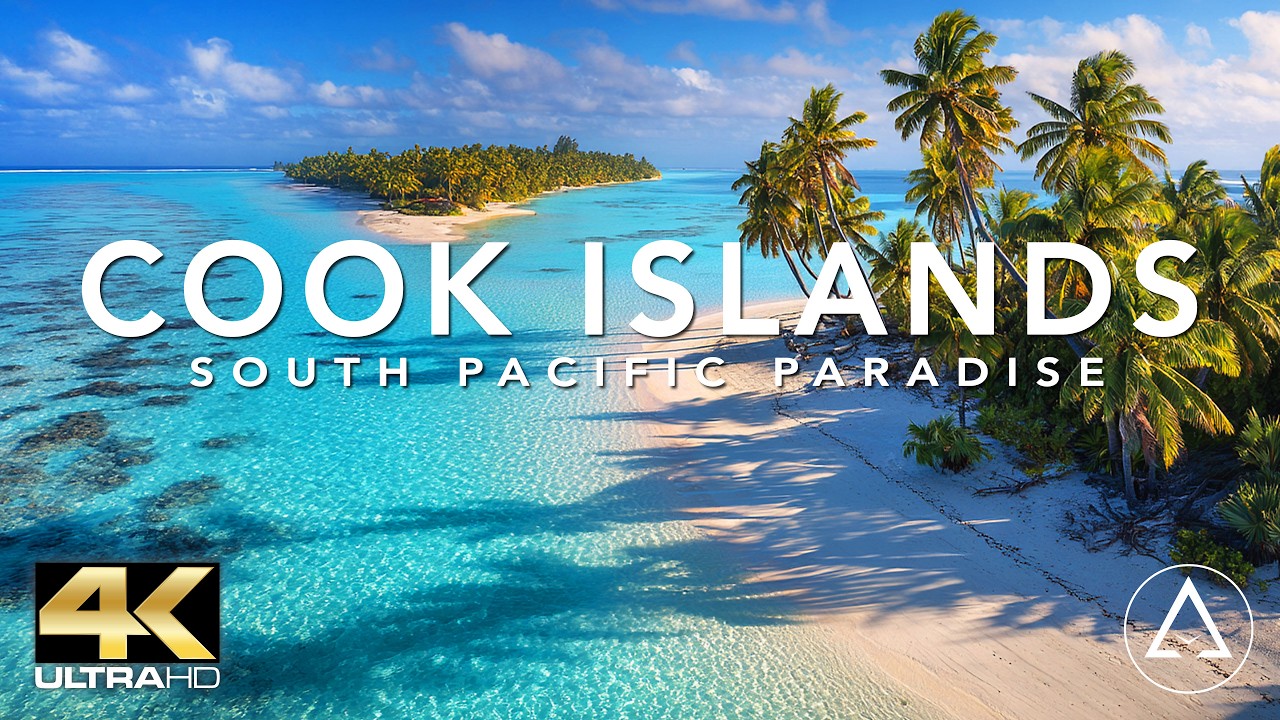 COOK ISLANDS 4K (ULTRA HD) - Turquoise Lagoons, Hidden Coves & Paradise Tropical Landscapes