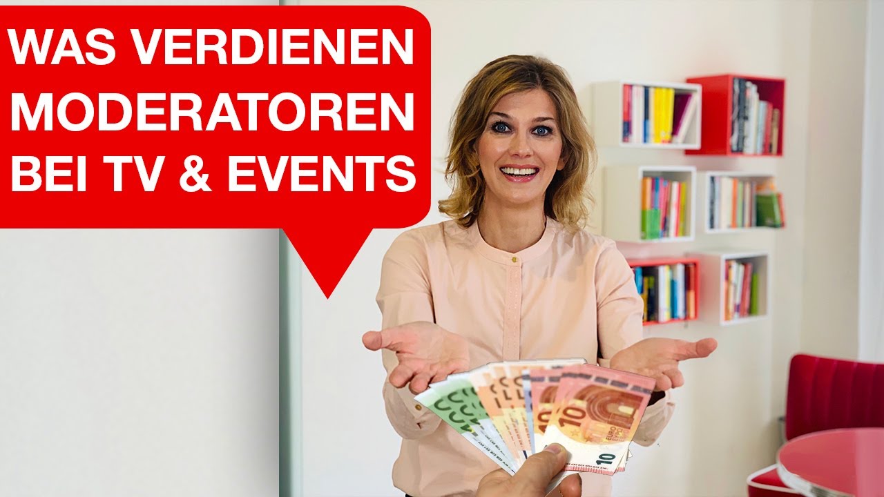 Was verdienen Moderatoren im TV und bei Events I Wieviel kostet Moderation | Nicole Krieger