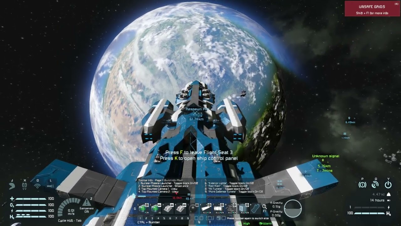 Space Engineers Terran Republic Shipyard Combat Test & Review of the Blue Team Cerebus Refit Pt  2