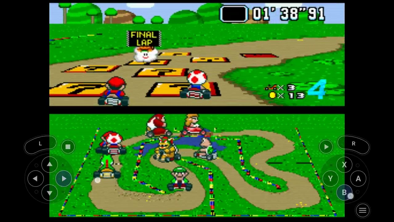 super Mario kart mushroom cup 