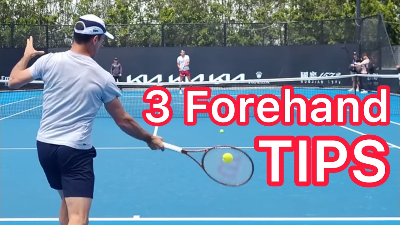 3 Tips For Maximum Forehand Control (Roberto Bautista Agut Tennis Technique)