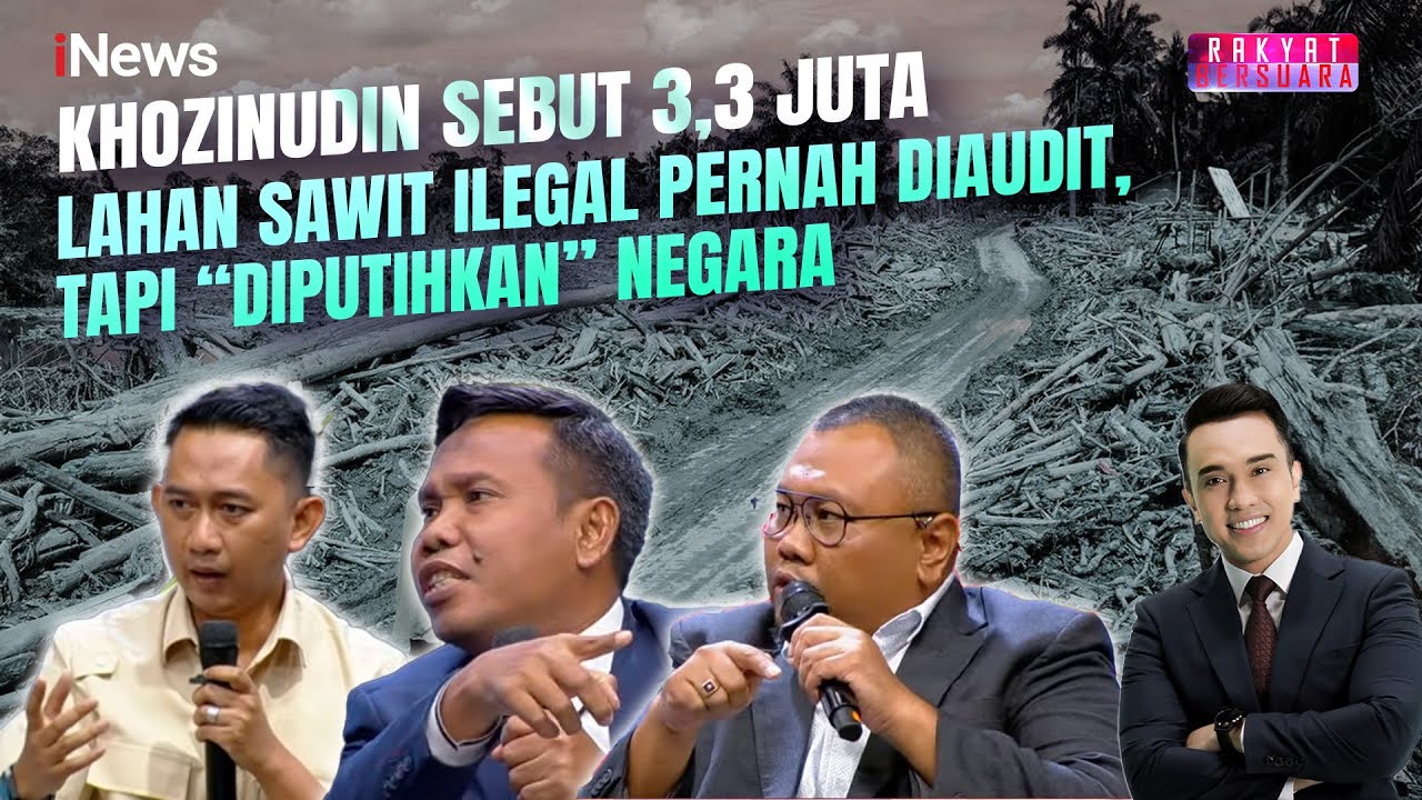 Terbongkar! Khozinudin Ungkap 3,3 Juta Lahan Sawit Ilegal Pernah Diaudit, Tapi “Diputihkan” Negara