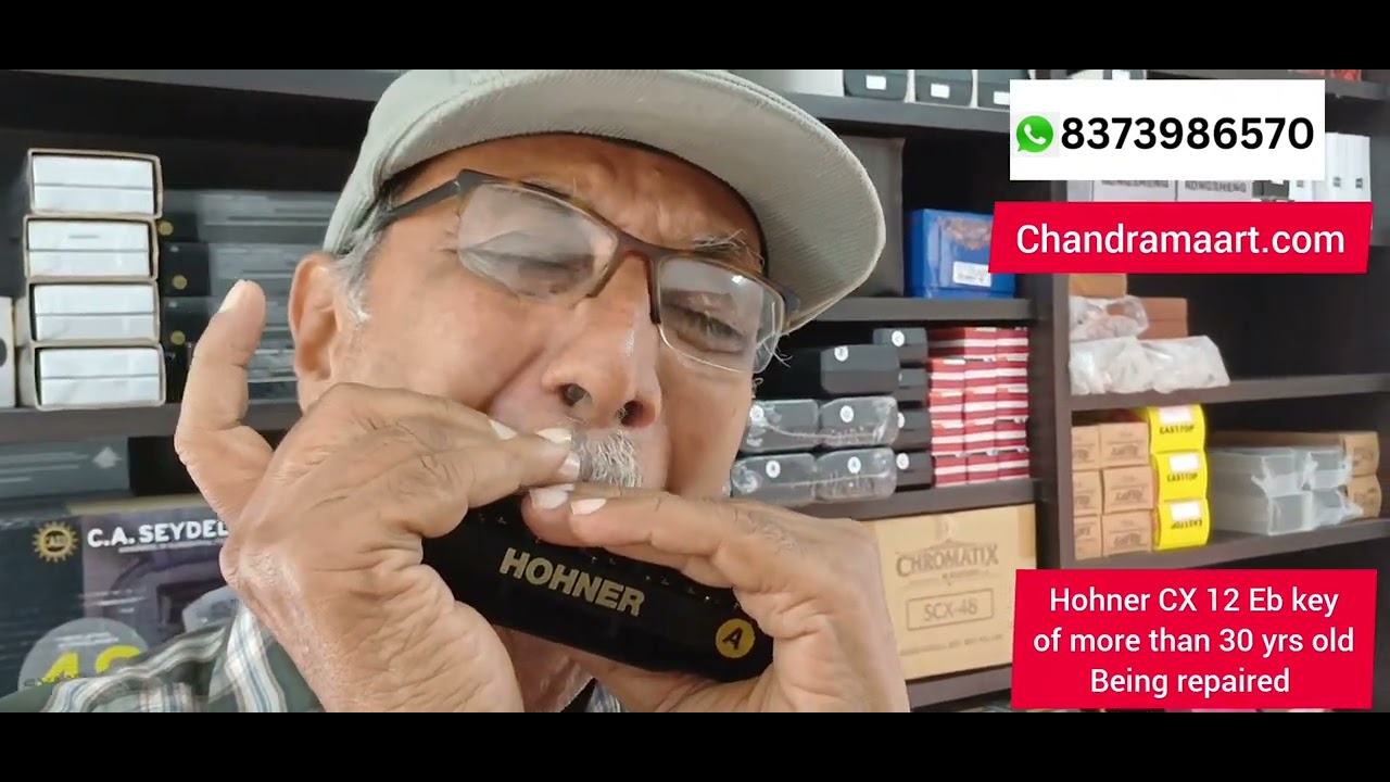 Hohner CX 12 Harmonica |Harmonica Repairing |Sound of CX 12 Harmonica|Mr Anupam Pal at Chandrama Art